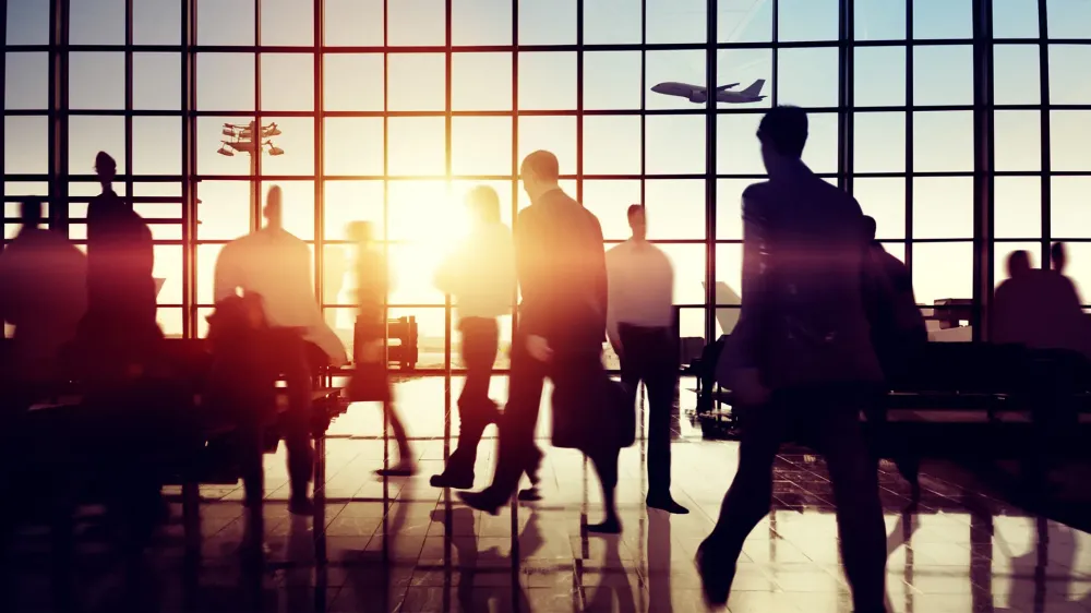 airport silhouettes.